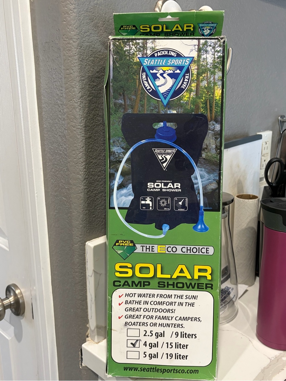 Seattle Sports Solar Camp Shower - Green